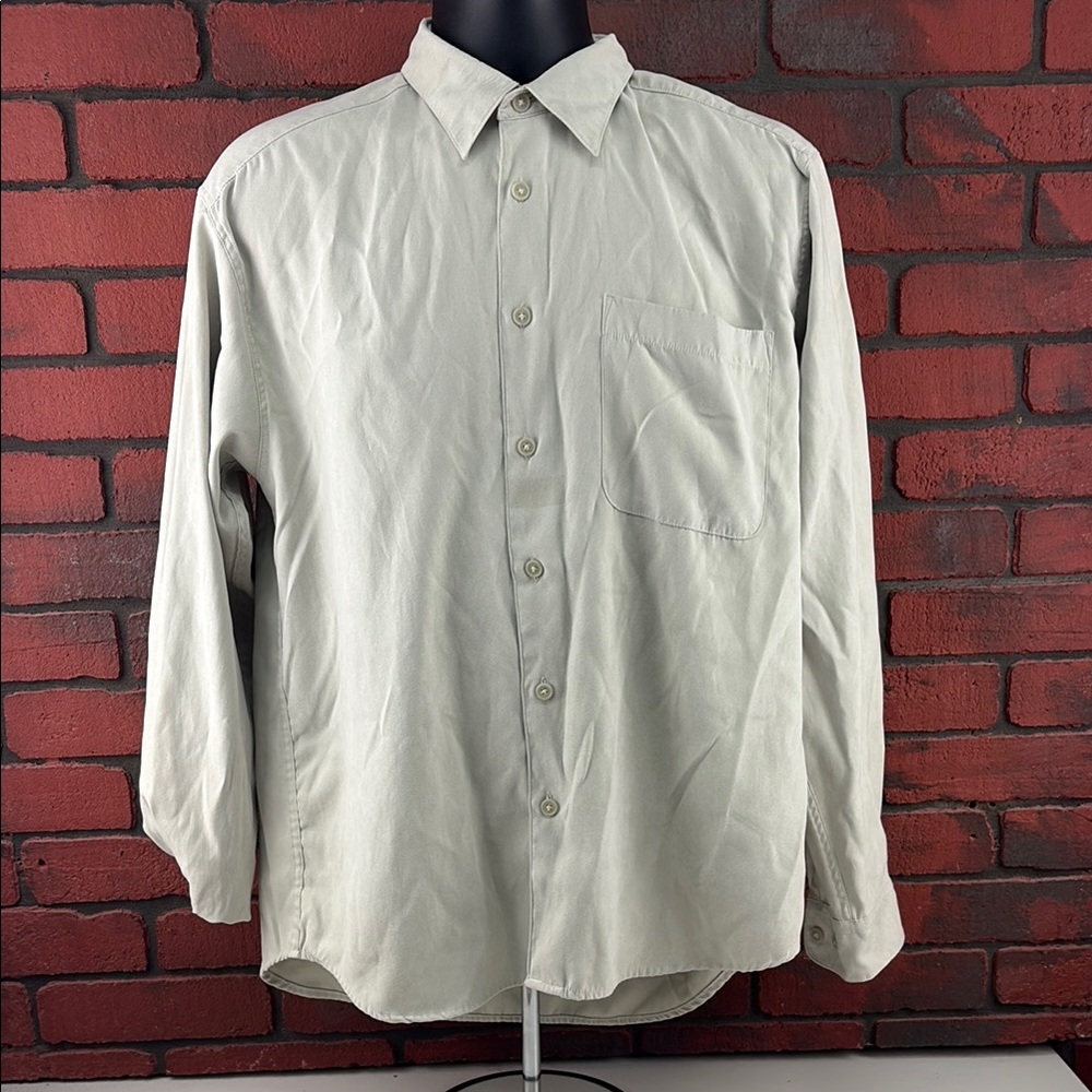 Firethorn Shirt Mens Small Suede Button Down‎